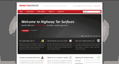 Desktop Screenshot of highwaytarsurfaces.com